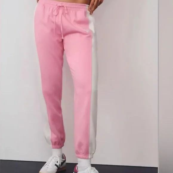 New Gola Midfield Pink and White Joggers - Picture 2 of 4